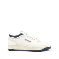 Sneakers Autry Sneakers Med-Way Mid In White And Blue Leather Barbati