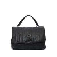 Genti de mana POSTINA PLISSE' SIZE S COLOR BLACK LAZZARONE Femei