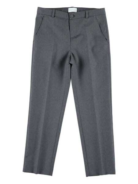Pantaloni casual Gucci J PANTS PLAIN STIFF WOOL Gray Fete (BM 18649473) 1