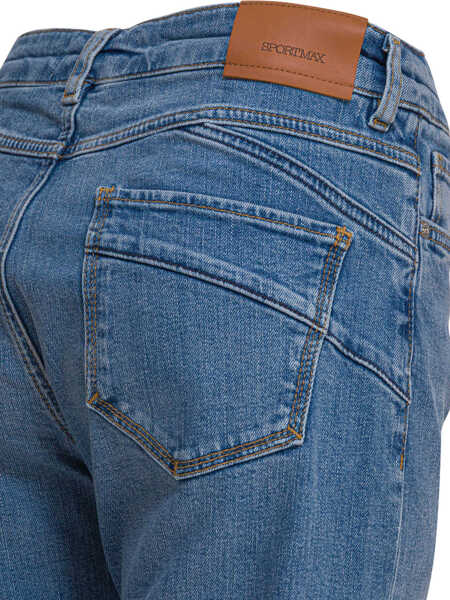 Blugi drepti Max Mara Perfect Fit Boyfriend jeans Blue Femei (BM 18649509) 4