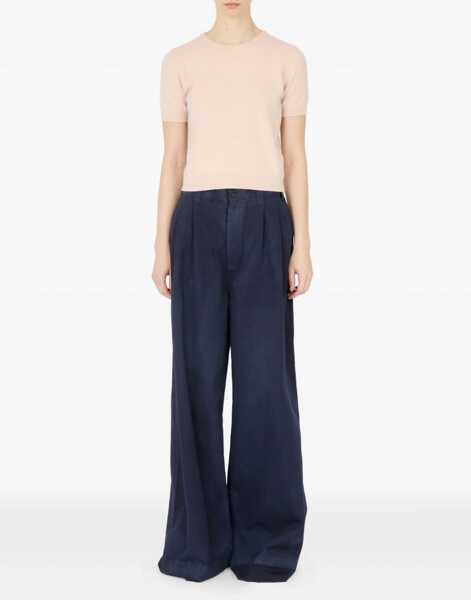 Tricouri Maison Margiela Wool Crew Neck T-Shirt PINK Femei (BM 18649603) 2