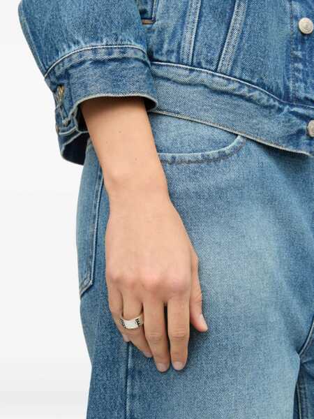 Inele MM6 Maison Margiela Minimal Numeric Band Ring SILVER Femei (BM 18649612) 2