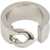 MM6 Maison Margiela "Minimal Numeric" Band Ring SILVER