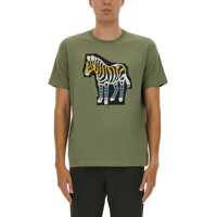 Tricouri "Zebra Cutout" T-Shirt Barbati