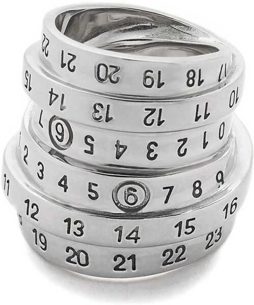 Inele MM6 Maison Margiela Minimal Numeric Ring SILVER Femei (BM 18649621) 1
