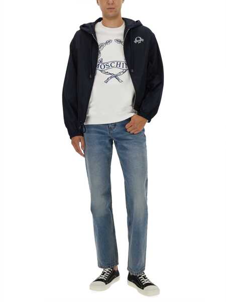 Sacouri office Moschino Nylon Jacket BLUE Barbati (BM 18649660) 2