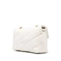 Genti de umar Pinko Dama - Genti de umar Pinko Love Classic Puff White Shoulder Bag With Diagonal Maxi Quilting In Leather Woman WHITE Femei (BM 18650184) - B-mall.ro
