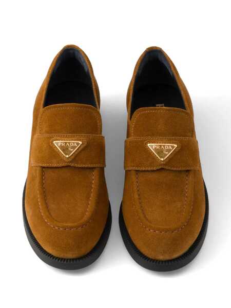 Mocasini Prada Prada Moccasters Brown Femei (BM 18650253) 4