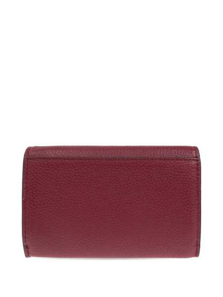 Portofele Michael Kors Michael Kors Leather Wallet Red Femei (BM 18650319) 2