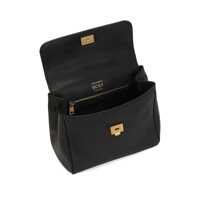 Genti de mana Dolce & Gabbana Dama - Genti de mana Dolce & Gabbana Dolce & Gabbana My Sicily Leather Handbag Black Femei (BM 18650523) - B-mall.ro