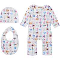 Costume Romper Kit With Bib And Hat Baieti
