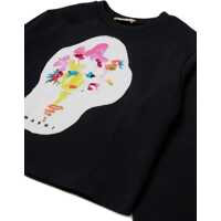 Hanorace pentru Fete - Hanorace Marni Sweatshirt With Logo BLACK Fete (BM 18650932) - B-mall.ro