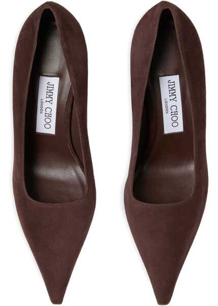 Pantofi cu toc Jimmy Choo Ixia Pumps BROWN Femei (BM 18650983) 4