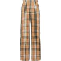 Pantaloni casual Check cotton Pants Femei