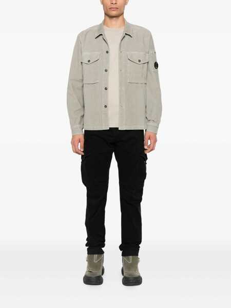 Camasi C.P. Company C.P. Company Beige Cotton Shirt FALLEN ROCK Barbati (BM 18652950) 2