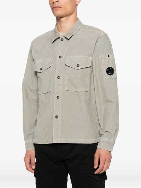 Camasi C.P. Company C.P. Company Beige Cotton Shirt FALLEN ROCK Barbati (BM 18652950) 3