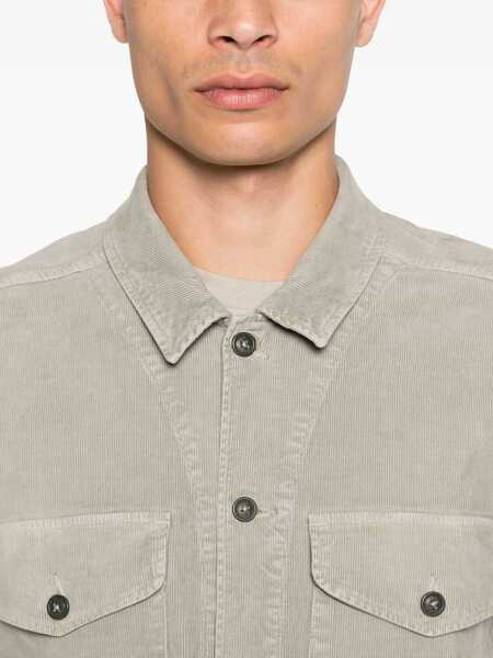 Camasi C.P. Company C.P. Company Beige Cotton Shirt FALLEN ROCK Barbati (BM 18652950) 5