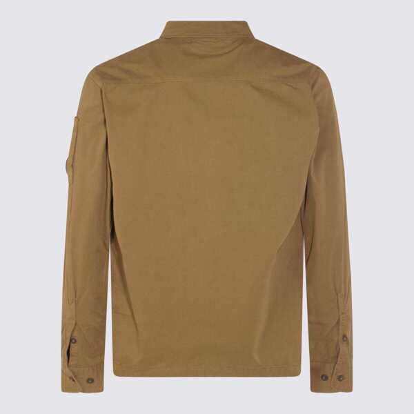 Camasi C.P. Company C.P. Company Beige Cotton Shirt CAPERS Barbati (BM 18652956) 2