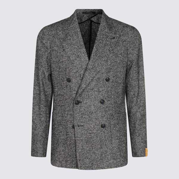 Sacouri Tagliatore Tagliatore Dark Grey Montecarlo Blazer Black Barbati (BM 18653022) 1