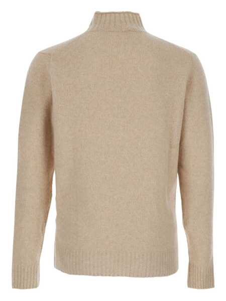 Pulovere Kangra Beige Turtle Neck Sweater In Wool Man Beige Barbati (BM 18653127) 2