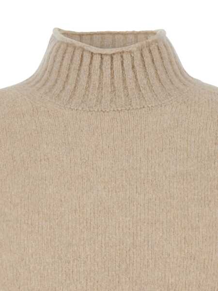 Pulovere Kangra Beige Turtle Neck Sweater In Wool Man Beige Barbati (BM 18653127) 3