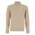 Kangra Beige Turtle Neck Sweater In Wool Man Beige