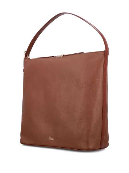 Genti de umar A.P.C. A.P.C. Vera Leather Bag With Adjustable Strap Brown Femei (BM 18653589) 3