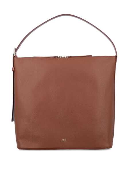 Genti de umar A.P.C. A.P.C. Vera Leather Bag With Adjustable Strap Brown Femei (BM 18653589) 1