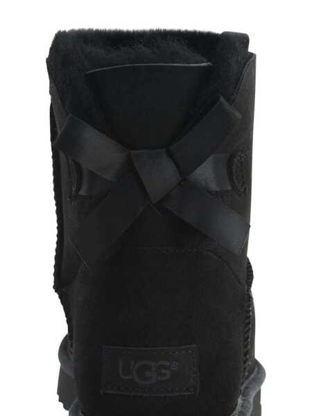 Pantofi cu toc UGG UGG WomenS Mini Bailey Bow Ii Suede Boots Black Femei (BM 18653631) 2