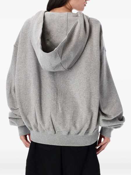 Bluze de trening THE ATTICO The Attico Zip-Up Hoodie Grey Femei (BM 18653781) 2