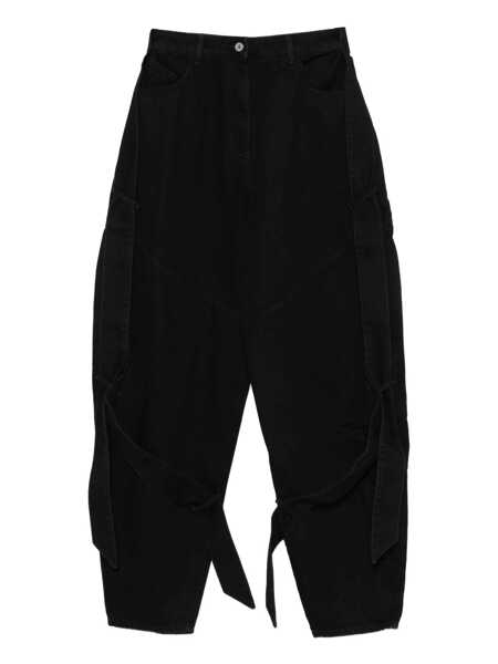 Blugi THE ATTICO The Attico Long Denim Pants Black Femei (BM 18653790) 1
