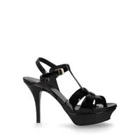 Sandale Saint Laurent Tribute 75 Sa Soft Pa Mez Vit Femei
