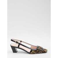 Pantofi cu toc Belle Vivier Pony Slingback Pumps Femei