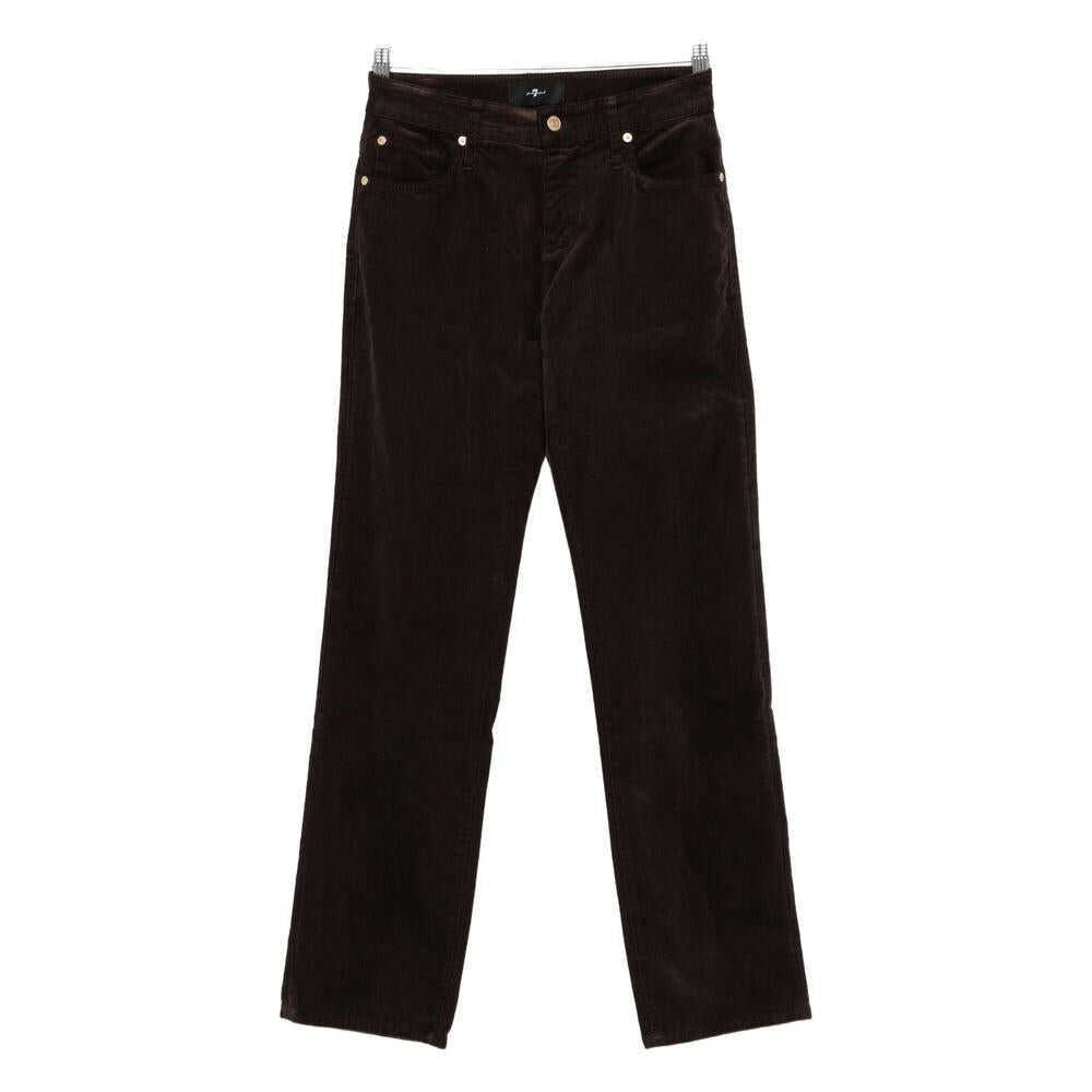 Pantaloni casual 7 For All Mankind 7 For All Mankind Trousers BROWN Femei (BM 18654564) 1
