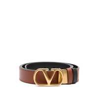 Curele Valentino Garavani Brown Leather Belt Barbati