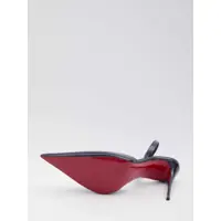 Pantofi cu toc Christian Louboutin Dama - Pantofi cu toc Christian Louboutin Kate Max O Sling Slingback Pumps BLUE Femei (BM 18654885) - B-mall.ro