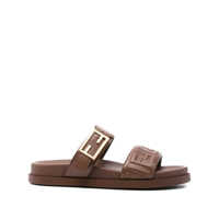 Sandale Fendi Sandals Leather Brown Femei