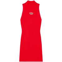 Rochii Diesel Red Viscose Mini Dress Femei