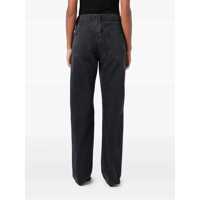 Blugi AGOLDE Dama - Blugi AGOLDE Blue Jeans With High Waist And Logo Patch On The Rear In Denim Woman BLUE Femei (BM 18655119) - B-mall.ro