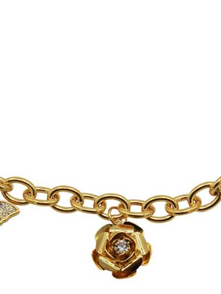 Curele Blumarine Blumarine Gold Tone Belt GOLD/CRYSTAL Femei (BM 18655206) 4
