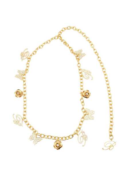 Curele Blumarine Blumarine Gold Tone Belt GOLD/CRYSTAL Femei (BM 18655206) 1