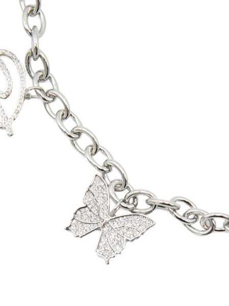 Curele Blumarine Blumarine Silver Tone Belt SILVER/CRYSTAL Femei (BM 18655209) 2