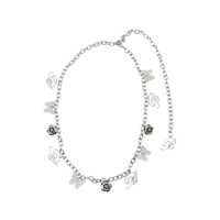 Curele Blumarine Silver Tone Belt Femei