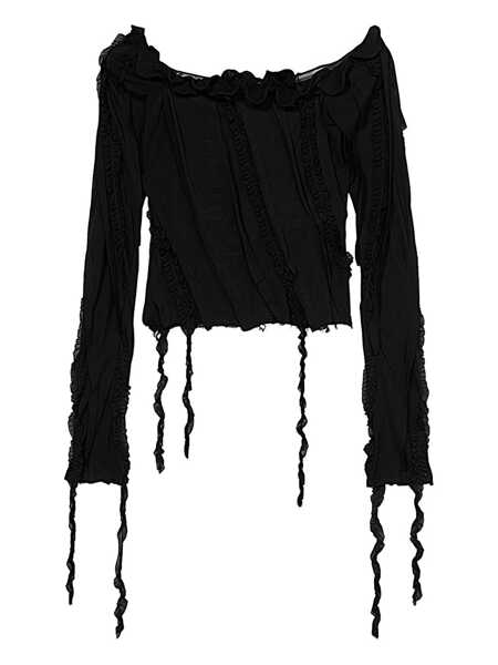 Topuri Blumarine Blumarine Black Viscose Top Black Femei (BM 18655227) 1