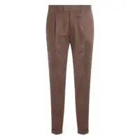 Pantaloni Pt Torino Brown Wool Pants Barbati