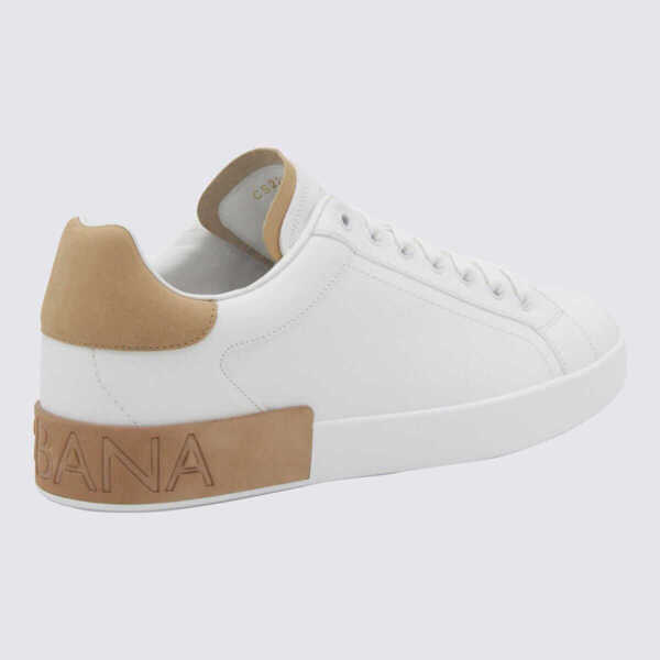 Sneakers Dolce & Gabbana Portofino White Low Top Sneakers With Logo Lettering On The Tongue And Contrasting Heel With Logo Lettering In Leather Man... (BM 18655983) 3