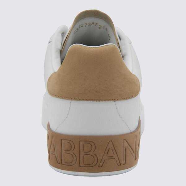 Sneakers Dolce & Gabbana Portofino White Low Top Sneakers With Logo Lettering On The Tongue And Contrasting Heel With Logo Lettering In Leather Man... (BM 18655983) 4
