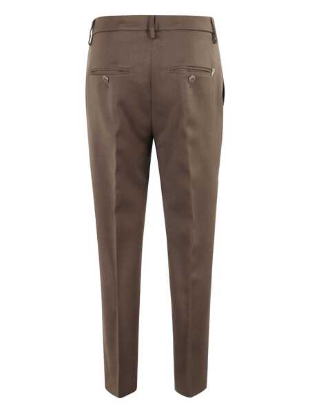 Pantaloni casual Dondup Dondup Brown Trousers With Buttons BROWN Femei (BM 18655995) 2