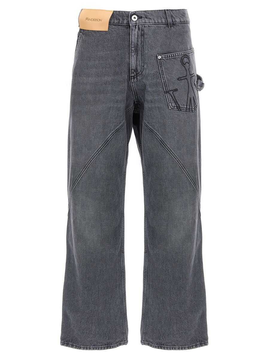 Blugi JW Anderson JW Anderson JW Anderson Jeans GREY Barbati (BM 18656085) 1