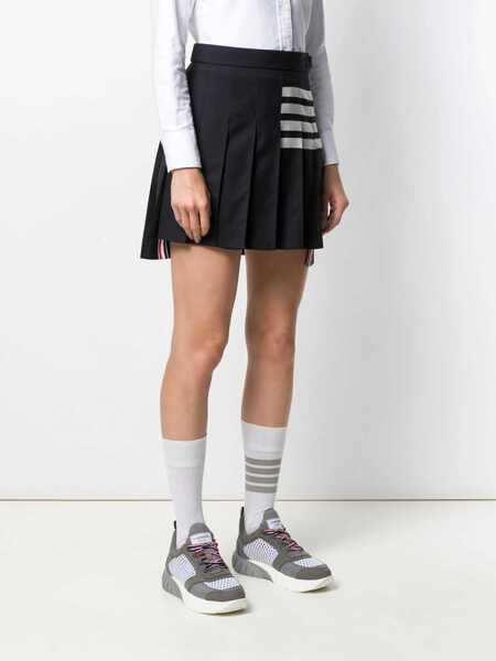 Fuste Thom Browne Thom Browne 4 Bar Skirt BLUE Femei (BM 18656286) 3